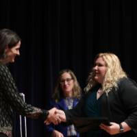 awardee at the stage 10